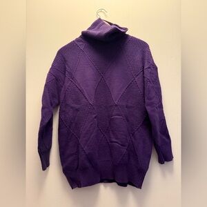 NWOT cheery purple sweater